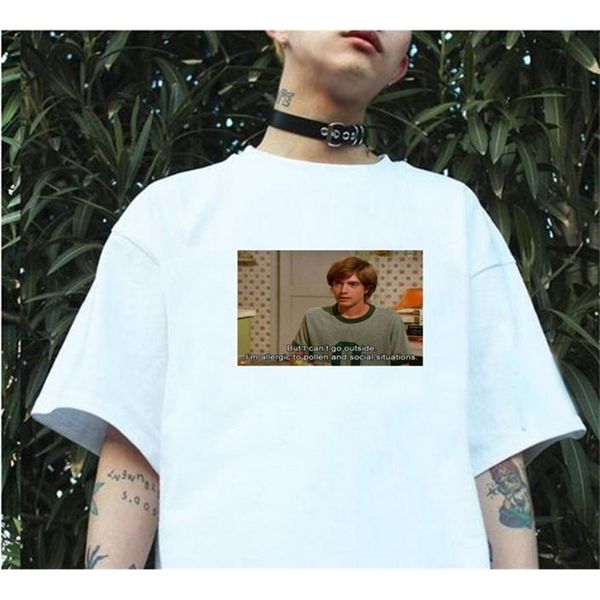 allergic to pollen and social situations letter printed graphic tee korean style casual hipster harajuku meme 210512, White
allergic to pollen and social situations letter printed graphic tee korean style casual hipster harajuku meme 210512, White