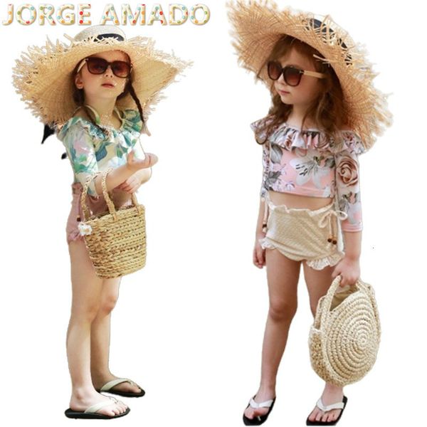 one-pieces girls swimsuit childrens cute long sleeve floral flower 2pcs set korean version sun proof quick drying swim suit e19026 u55g, Black
one-pieces girls swimsuit childrens cute long sleeve floral flower 2pcs set korean version sun proof quick drying swim suit e19026 u55g, Black