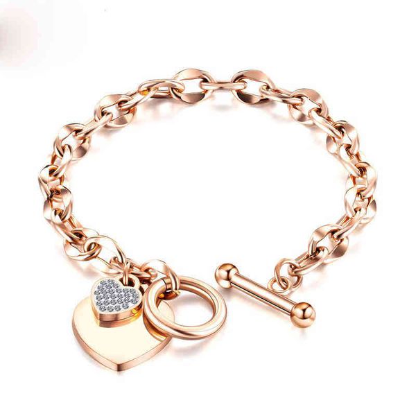 stainls steel couple heart bracelet europe american style charm chain zircon heart gold ot cuff lock valentine's bracelets, Golden;silver
stainls steel couple heart bracelet europe american style charm chain zircon heart gold ot cuff lock valentine's bracelets, Golden;silver