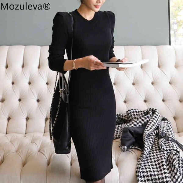 autumn cotton office lady back striped knee-length o-neck long woman sweater dress korean 210427, Black;gray
autumn cotton office lady back striped knee-length o-neck long woman sweater dress korean 210427, Black;gray