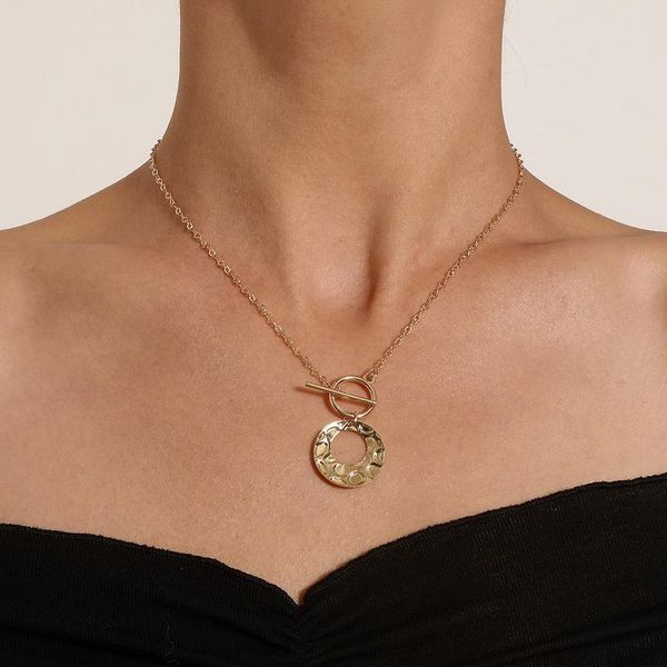 pendant necklaces geometric necklace women circle woman chain simple jewelry gold color trendy sweet kpop metal naszyjnik, Silver
pendant necklaces geometric necklace women circle woman chain simple jewelry gold color trendy sweet kpop metal naszyjnik, Silver