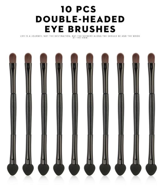 makeup brushes 10pcs double-headed eyeshadow sponge head eye shadow cosmetic brush tools sets maquiagem pinceles
makeup brushes 10pcs double-headed eyeshadow sponge head eye shadow cosmetic brush tools sets maquiagem pinceles