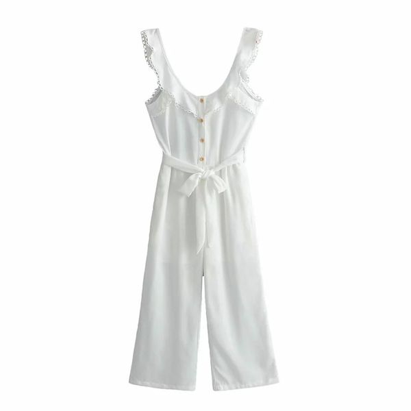 bbwm europe and america's single-breasted waistband jumpsuit v-neck loose lace up jumpsuit 210520, Black;white
bbwm europe and america's single-breasted waistband jumpsuit v-neck loose lace up jumpsuit 210520, Black;white