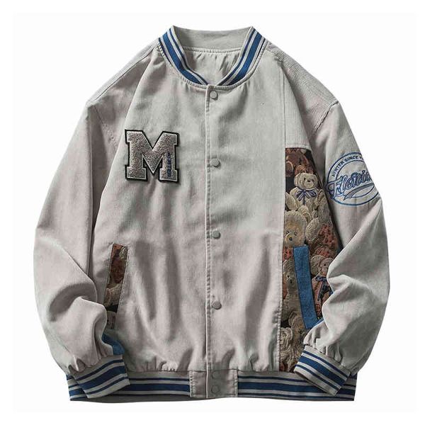 men's jackets jaquetas de beisebol variadas, hip hop, bordado, carta, urso engraçado, retalhos, jaqueta, algodão, harajuku, casacos sol, Black;brown
men's jackets jaquetas de beisebol variadas, hip hop, bordado, carta, urso engraçado, retalhos, jaqueta, algodão, harajuku, casacos sol, Black;brown