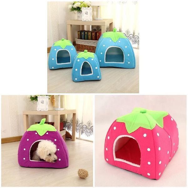 kennels & pens pet dog cat puppy cave house cushion home bed soft cute washable strawberry shape beds/mats
kennels & pens pet dog cat puppy cave house cushion home bed soft cute washable strawberry shape beds/mats