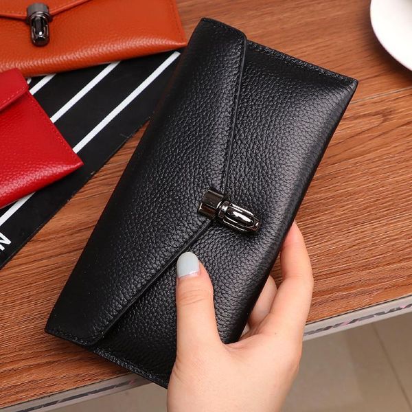 genuine leather women wallet long lock wallets ladies envelope clutch bags cow coin purse credit card holder red, Red;black
genuine leather women wallet long lock wallets ladies envelope clutch bags cow coin purse credit card holder red, Red;black