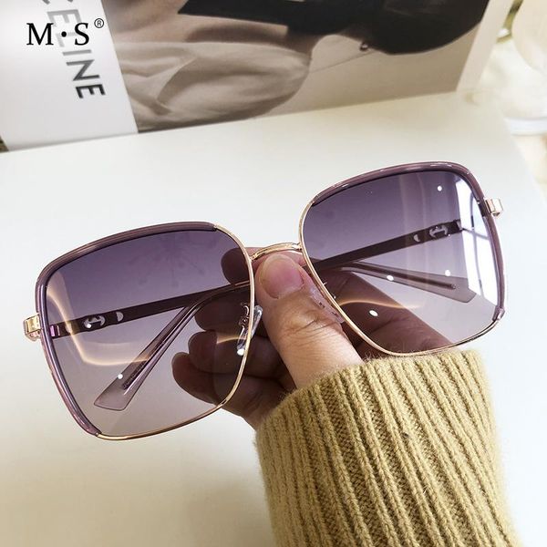 sunglasses ms design ladies trending gradient women oversize fashion polarized sun glasses uv400 protection, White;black
sunglasses ms design ladies trending gradient women oversize fashion polarized sun glasses uv400 protection, White;black
