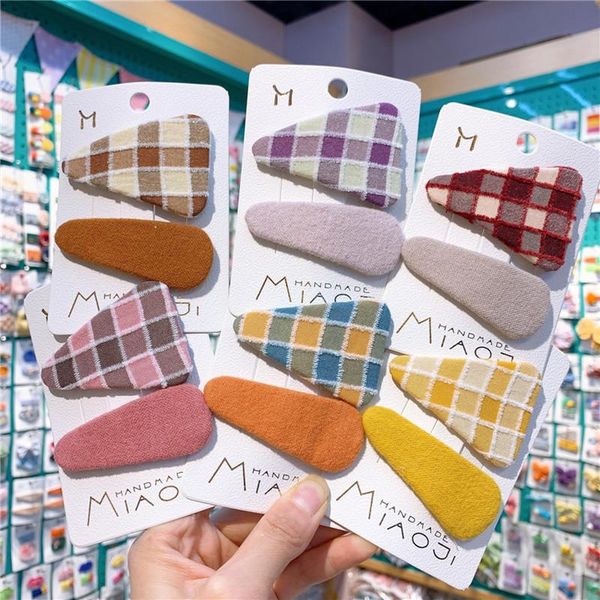 korean style simple girl hairpin fabric lattice triangle solid color hair clip for children's fashion accessories, Slivery;white
korean style simple girl hairpin fabric lattice triangle solid color hair clip for children's fashion accessories, Slivery;white