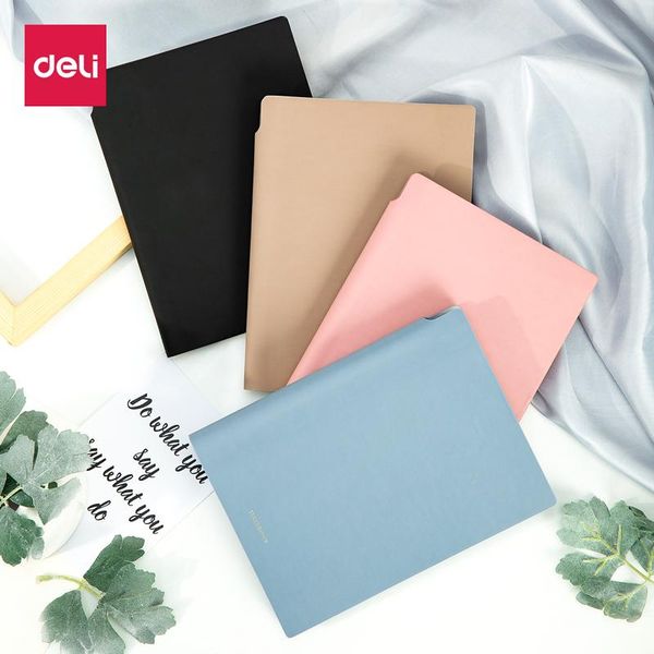 deli 1pcs notebook a5 leather business office note book modilan color student supplies personality creative korea small fresh notepads, Purple;pink
deli 1pcs notebook a5 leather business office note book modilan color student supplies personality creative korea small fresh notepads, Purple;pink