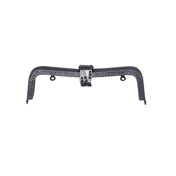 bag parts & accessories 20cm metal purse frame clutch diy handbag clasp lock hardware, Black
bag parts & accessories 20cm metal purse frame clutch diy handbag clasp lock hardware, Black