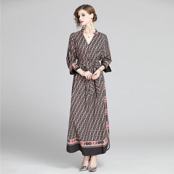 est long dress women elegant robe spring fall lettered printed beach dresses boho casual party v-neck loose maxi shirt, Black;gray
est long dress women elegant robe spring fall lettered printed beach dresses boho casual party v-neck loose maxi shirt, Black;gray