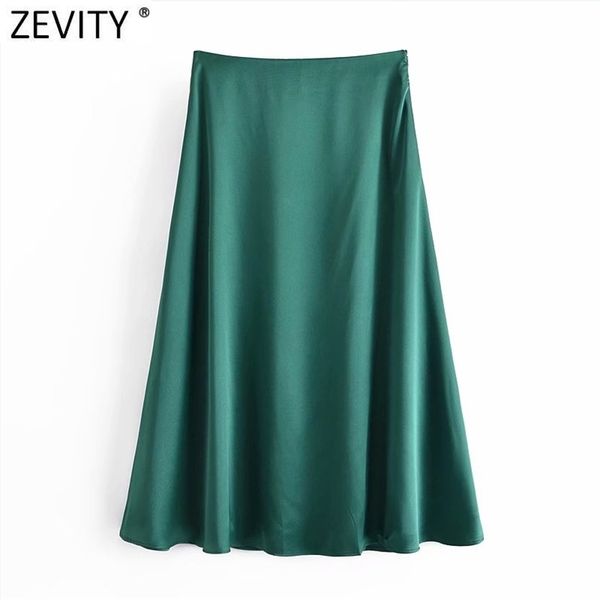 women fashion solid color casual satin a line midi skirt faldas mujer female side zipper chic summer vestido qun773 210416, Black
women fashion solid color casual satin a line midi skirt faldas mujer female side zipper chic summer vestido qun773 210416, Black