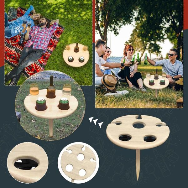 camp furniture wine holder wooden table outdoor beer and round portable carry rack picnicparty travel tools drop
camp furniture wine holder wooden table outdoor beer and round portable carry rack picnicparty travel tools drop
