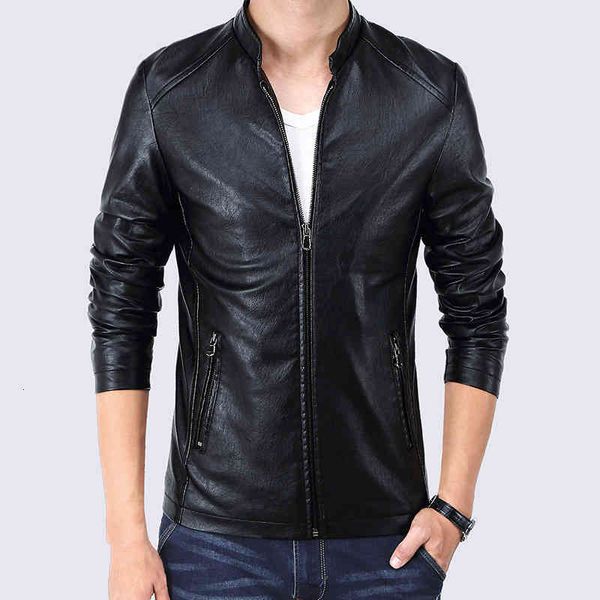 men's jackets faux leather black coat men slim fit mens windbreaker zipper pocket stand collar british vintage outerwear tjdn, Black;brown
men's jackets faux leather black coat men slim fit mens windbreaker zipper pocket stand collar british vintage outerwear tjdn, Black;brown