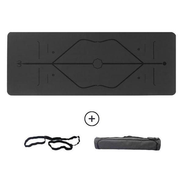 yoga mats pu + natural rubber black mat 5mm thick exercise travel 183cm * 68cm extended
yoga mats pu + natural rubber black mat 5mm thick exercise travel 183cm * 68cm extended