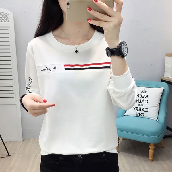 women's blouses & shirts shinmulticolor blusas femininas listradas, de mangas compridas plus size, casuais outono, novas camisas mulher, White
women's blouses & shirts shinmulticolor blusas femininas listradas, de mangas compridas plus size, casuais outono, novas camisas mulher, White