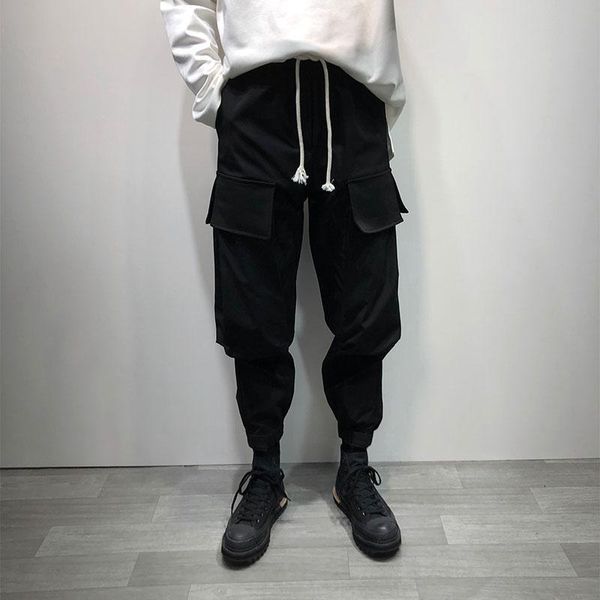 men's pants classic dark hip-hop high street pocket loose casual fashion youth large size cargo, Black
men's pants classic dark hip-hop high street pocket loose casual fashion youth large size cargo, Black