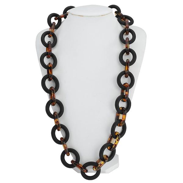 pendant necklaces amorcome vintage leopard print acrylic chain chunky rubber link necklace for women long statement leather sweater, Silver
pendant necklaces amorcome vintage leopard print acrylic chain chunky rubber link necklace for women long statement leather sweater, Silver