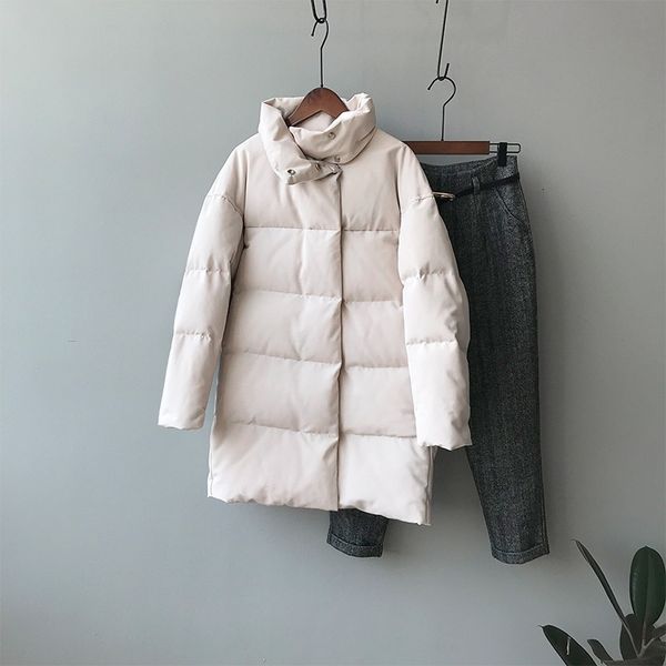 women's jackets thick winter coat stand collar jacket oversize loose outerwear female casaco feminino parkas g73e, Black;brown
women's jackets thick winter coat stand collar jacket oversize loose outerwear female casaco feminino parkas g73e, Black;brown