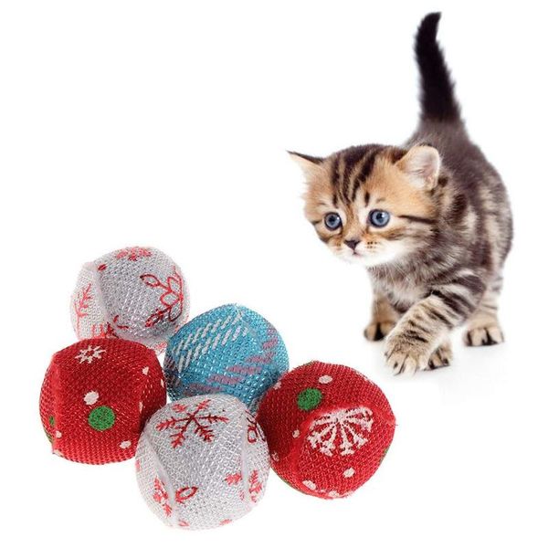 cat toys 5pcs christmas ball catnip pets kitten teaser interactive funny supply
cat toys 5pcs christmas ball catnip pets kitten teaser interactive funny supply