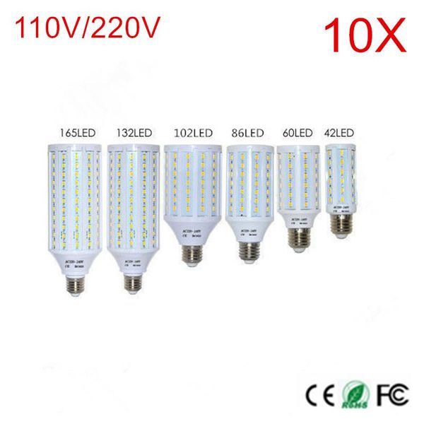 bulbs 10pcs led lamp b22 e27 e40 42/60/86/102/132/165led chips ac110v/220v candle corn pendant lighting indoor spotlight
bulbs 10pcs led lamp b22 e27 e40 42/60/86/102/132/165led chips ac110v/220v candle corn pendant lighting indoor spotlight