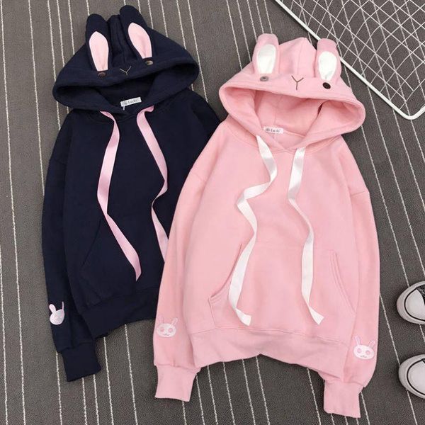 women's hoodies & sweatshirts autumn harajuku women sweatshirt ear hooded winter female fleece pullover, Black
women's hoodies & sweatshirts autumn harajuku women sweatshirt ear hooded winter female fleece pullover, Black
