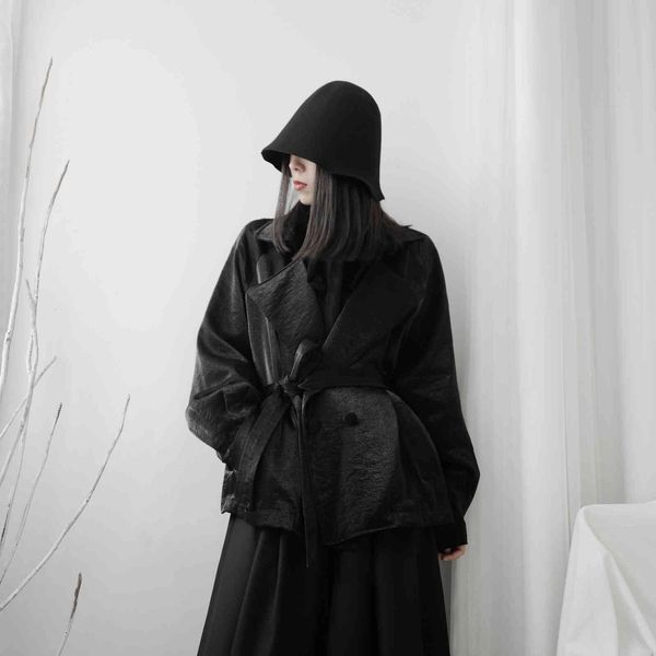 Female 2021 and spring Korean casual autumn with sleeve long temper short wild lasso-up fine jacket fit, Black;brown
Female 2021 and spring Korean casual autumn with sleeve long temper short wild lasso-up fine jacket fit, Black;brown
