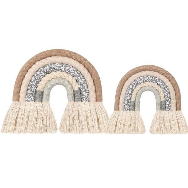 decorative objects & figurines nordic room decoration handmade woven cotton rope rainbow hanging wall decor po props
decorative objects & figurines nordic room decoration handmade woven cotton rope rainbow hanging wall decor po props