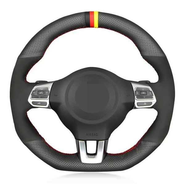car steering wheel cover soft black genuine leather suede for volkswagen golf 6 gti mk6 vw polo gti scirocco r passat
car steering wheel cover soft black genuine leather suede for volkswagen golf 6 gti mk6 vw polo gti scirocco r passat