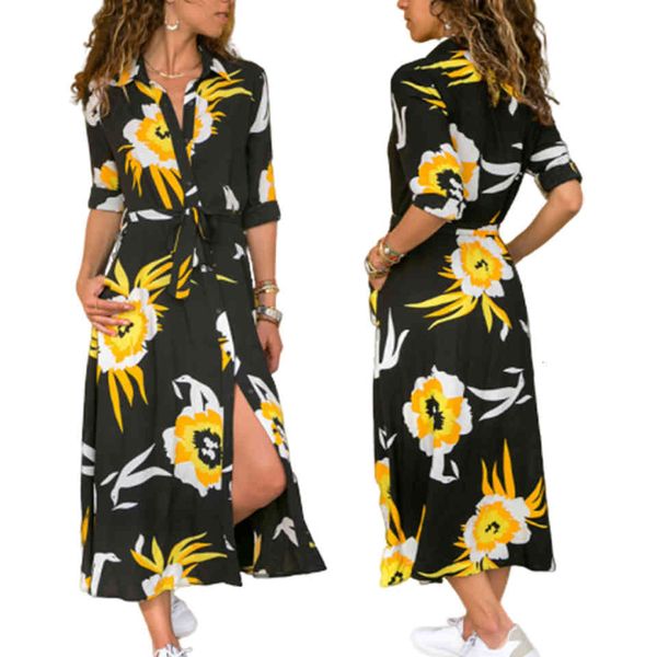 dress dressed in long sleeves with lapel belt empire waist up as a female line, Black;gray
dress dressed in long sleeves with lapel belt empire waist up as a female line, Black;gray