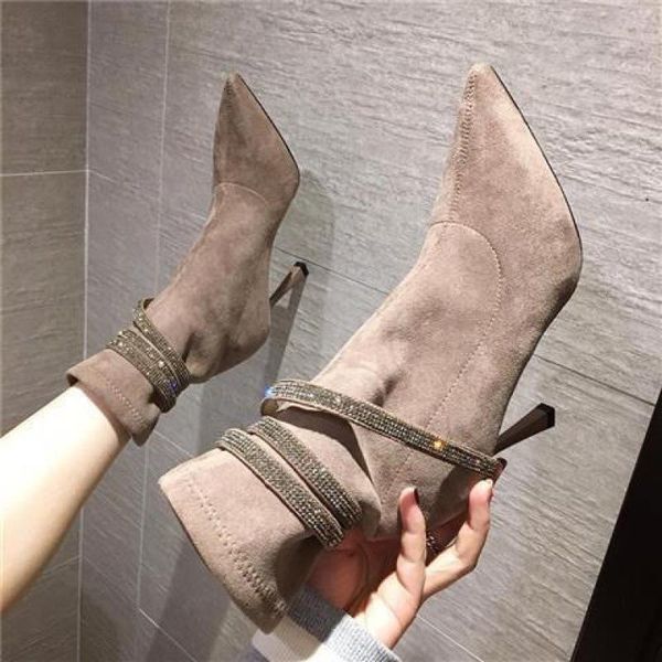 boots spring autumn high heels women style evening party casual pointed toe fashion rhinestone stilettos 5tz0, Black
boots spring autumn high heels women style evening party casual pointed toe fashion rhinestone stilettos 5tz0, Black
