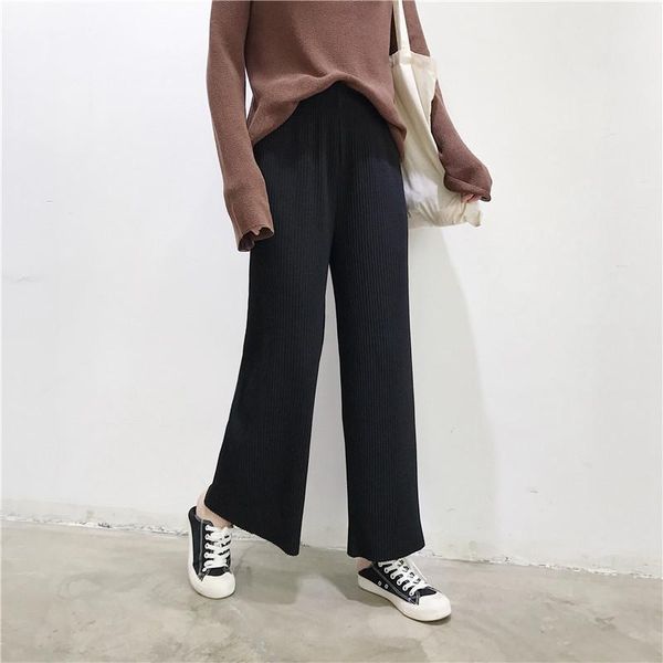 women's pants & capris women quality cotton blended autumn winter loose style pleasted large size elastic high waist straight leggings, Black;white
women's pants & capris women quality cotton blended autumn winter loose style pleasted large size elastic high waist straight leggings, Black;white