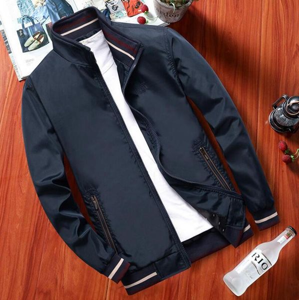 men's jackets mens autumn business casual coats solid color sportswear stand collar slim male bomber outerwear, Black;brown
men's jackets mens autumn business casual coats solid color sportswear stand collar slim male bomber outerwear, Black;brown