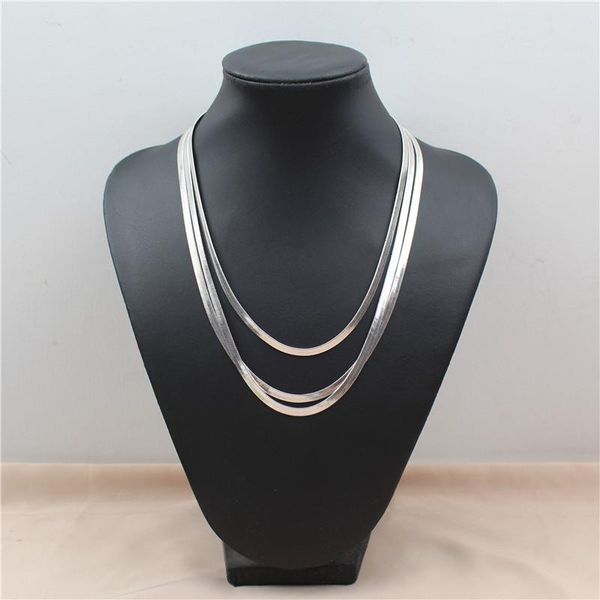 chains brass chain multi-layer flat snake simple fashion exaggerated necklace for women, Silver
chains brass chain multi-layer flat snake simple fashion exaggerated necklace for women, Silver
