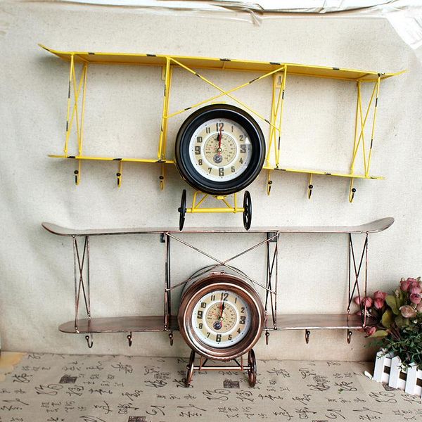 other home decor retro airplane model rack wall organzier decoration hanging propeller hook clock creative wrought iron
other home decor retro airplane model rack wall organzier decoration hanging propeller hook clock creative wrought iron