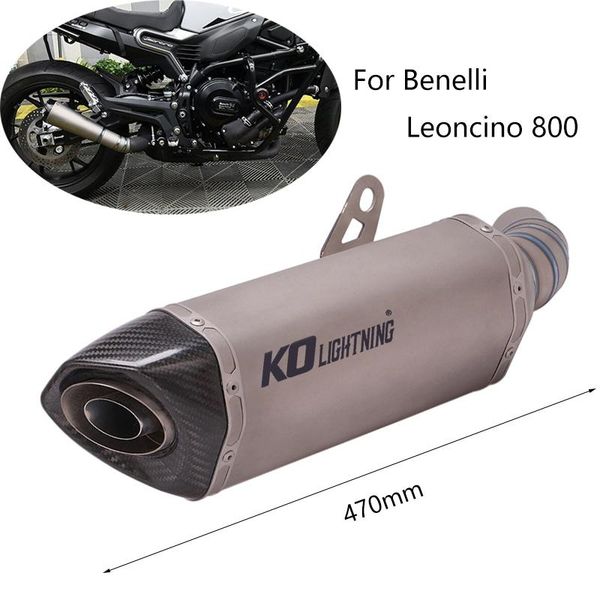 motorcycle exhaust system slip-on muffler for benelli leoncino 800 titanium alloy pipe with removable db killer escape reserve catalyst
motorcycle exhaust system slip-on muffler for benelli leoncino 800 titanium alloy pipe with removable db killer escape reserve catalyst