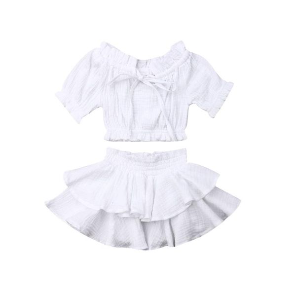 0-4years toddler kids baby girl clothes off shoulder ruffle solid dress skirt holiday outfits clothing sets, White
0-4years toddler kids baby girl clothes off shoulder ruffle solid dress skirt holiday outfits clothing sets, White