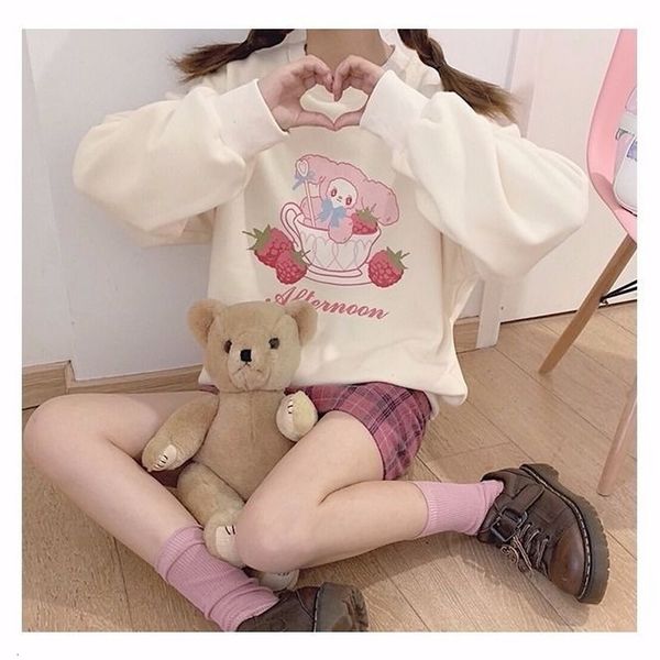 women's jackets female deep kawaii hoodie, anime plus velve fluffy winter fashions, long-sleeve shirt with a casual pattern ln4j, Black;brown
women's jackets female deep kawaii hoodie, anime plus velve fluffy winter fashions, long-sleeve shirt with a casual pattern ln4j, Black;brown