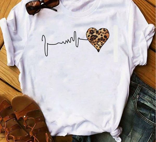 leopard heart lip print women t shirts short sleeve o neck loose summer tee camisetas mujer, White
leopard heart lip print women t shirts short sleeve o neck loose summer tee camisetas mujer, White