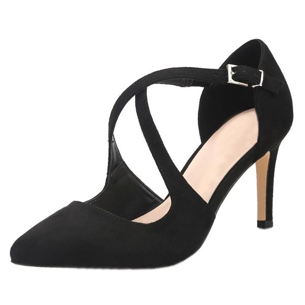 dress shoes lovirs women's cross strap pointed toe mid heels stiletto pumps basic shallow wedding party size 4-15, Black
dress shoes lovirs women's cross strap pointed toe mid heels stiletto pumps basic shallow wedding party size 4-15, Black