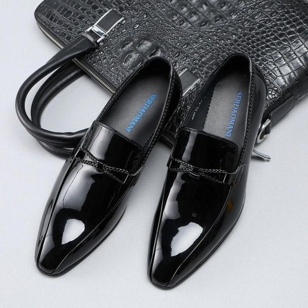 italian mens dress shoes wedding genuine patent leather slip on oxford classic business men formal g271, Black
italian mens dress shoes wedding genuine patent leather slip on oxford classic business men formal g271, Black