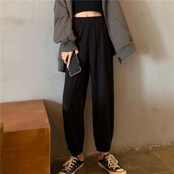 pants women's 2021 autumn/winter thin hundred with loose straight sweatpants grinding solid color bundles casual trousers & capris, Black;white
pants women's 2021 autumn/winter thin hundred with loose straight sweatpants grinding solid color bundles casual trousers & capris, Black;white