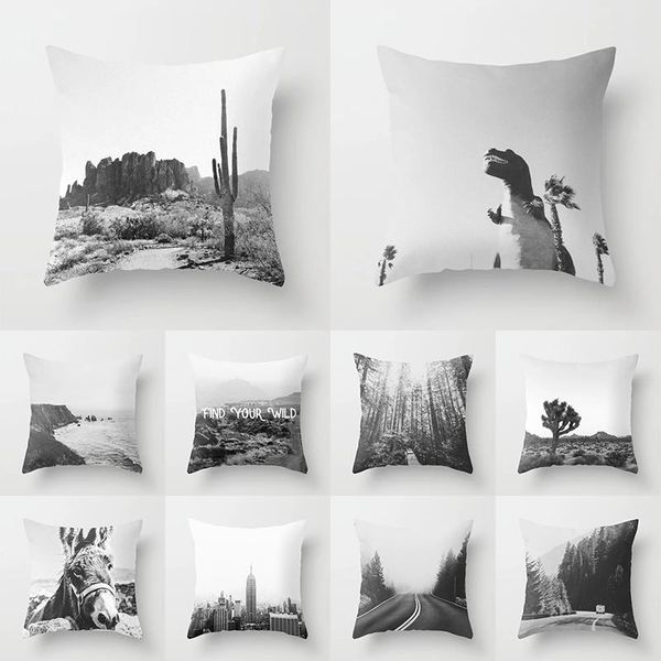cushion/decorative pillow retro black and white landscape throw cover home decoration forest road city building sofa cushion car pillowcase
cushion/decorative pillow retro black and white landscape throw cover home decoration forest road city building sofa cushion car pillowcase