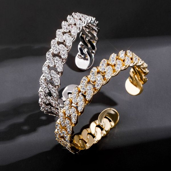 luxury fashion 12mm cuban bangle bracelets gold color micro pave iced cubic zirconia hip hop jewelry party, Black
luxury fashion 12mm cuban bangle bracelets gold color micro pave iced cubic zirconia hip hop jewelry party, Black