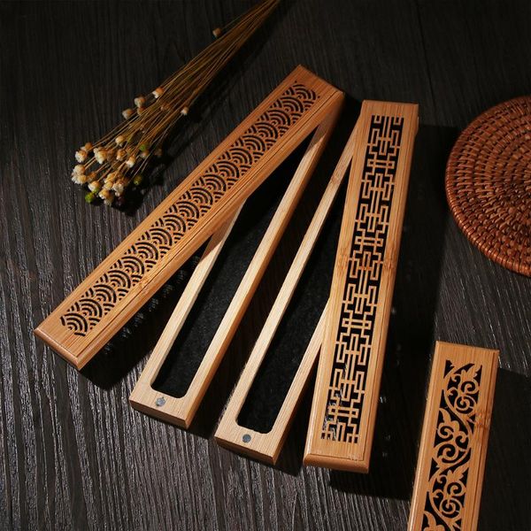 fragrance lamps 1 pc retro bamboo incense box hollow carved deskornament censer ash catcher holder burners home decor
fragrance lamps 1 pc retro bamboo incense box hollow carved deskornament censer ash catcher holder burners home decor