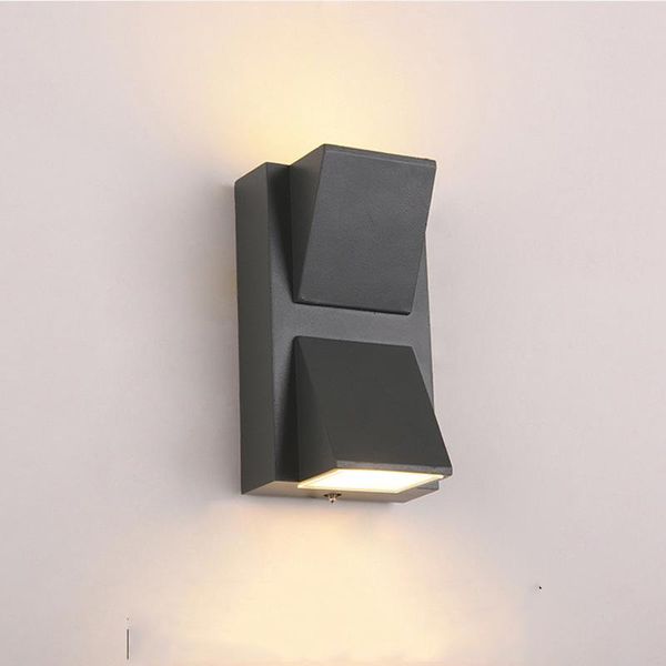 wall lamp waterproof double head upper and lower light 3w 6w black aluminum balcony corridor el exterior
wall lamp waterproof double head upper and lower light 3w 6w black aluminum balcony corridor el exterior