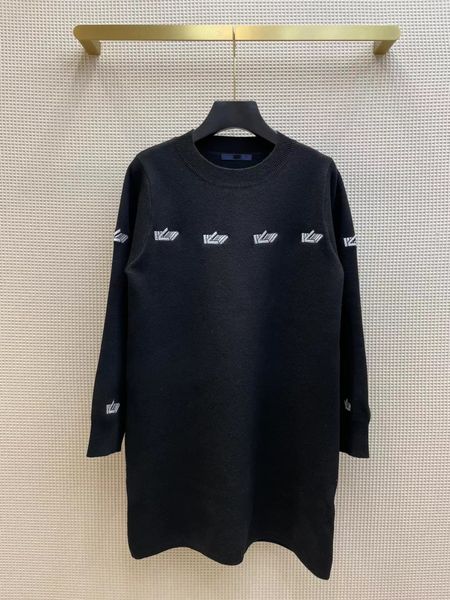 designer dress 2021 autumn winter o neck long sleeve panelled elastic cotton fashion milan runway brand same style dresses women's 1014, Black
designer dress 2021 autumn winter o neck long sleeve panelled elastic cotton fashion milan runway brand same style dresses women's 1014, Black