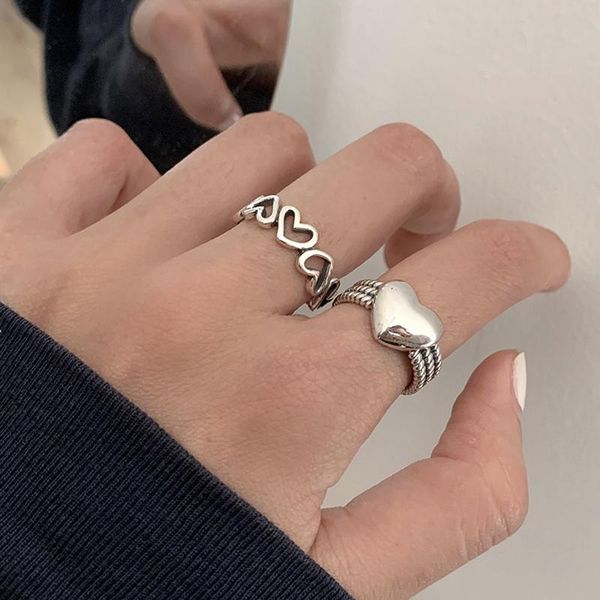 wedding rings vintage love heart hollow aesthetic couple matching jewelry for women accessories adjustable finger bride gift, Slivery;golden
wedding rings vintage love heart hollow aesthetic couple matching jewelry for women accessories adjustable finger bride gift, Slivery;golden