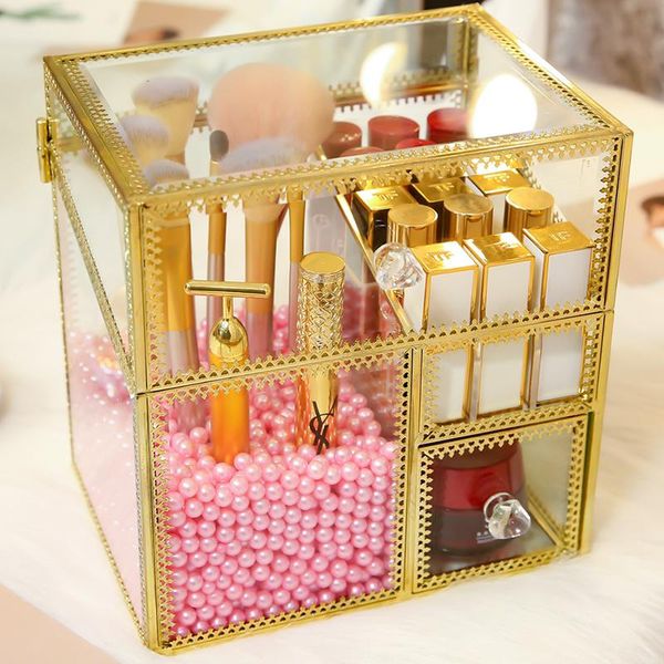 bathroom storage & organization m glass and metal perfume bottles makeup brushes holder pearls box square gold organizer with lid b2262
bathroom storage & organization m glass and metal perfume bottles makeup brushes holder pearls box square gold organizer with lid b2262