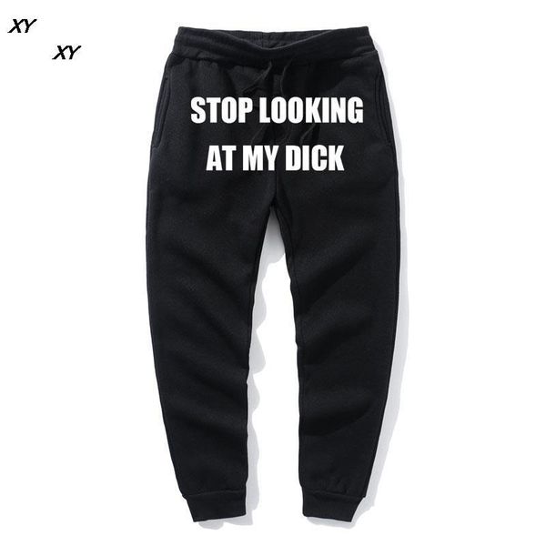 men's pants letter print sweatpants slooking at my dick hip hop women high waist hippie men joggers drop trousers, Black
men's pants letter print sweatpants slooking at my dick hip hop women high waist hippie men joggers drop trousers, Black